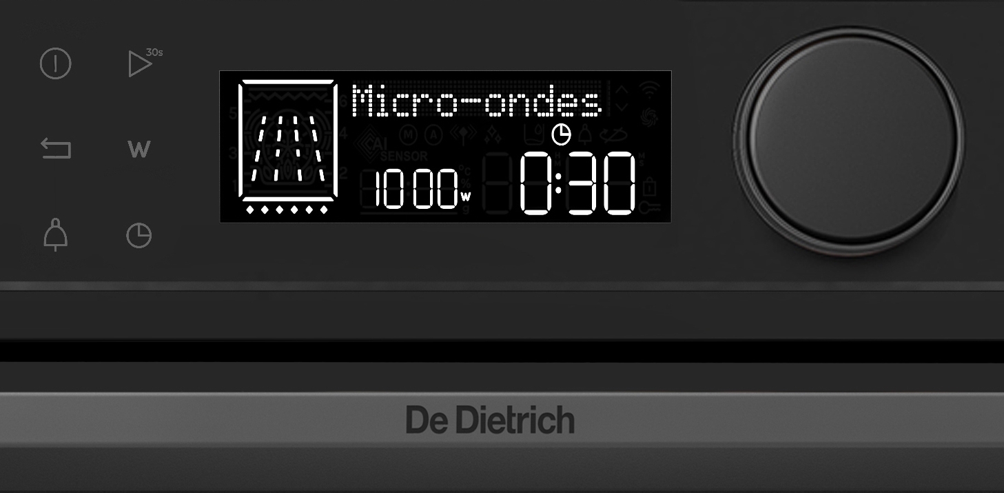 LCD displej Gourmet mikrovlnnej rúry De Dietrich DKE4535B